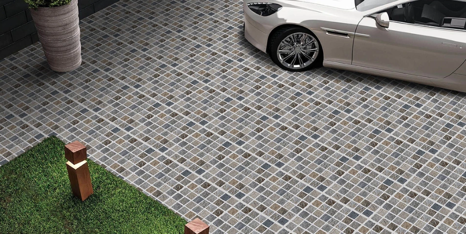 Parking tiles -Spenza ceramics