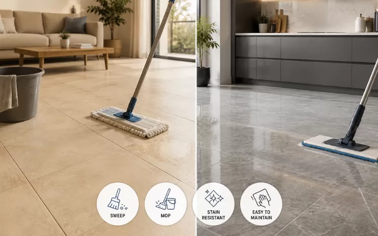 Ceramic vs Porcelain Tiles for Kitchen Flooring Which is Better
