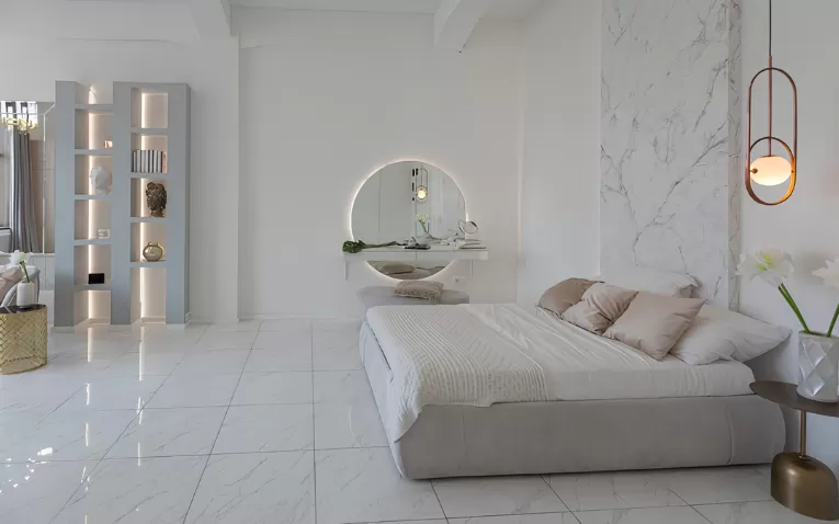 white floor tiles by spenza ceramics