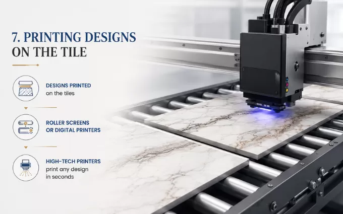 Printing Designs On the Tile