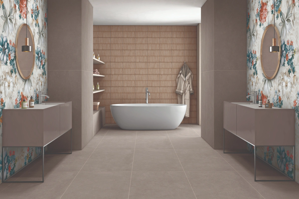 402 IVORY FLOWER AND PASTHAN GREY