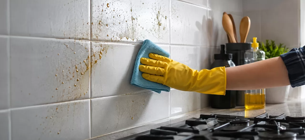 How to Clean Kitchen Tiles and Remove Grease & Stains Fast?