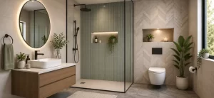 How can you make a small bathroom look bigger with the right tiles?