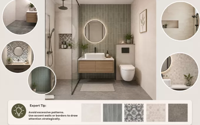 Top Tile Combinations for Small Bathrooms