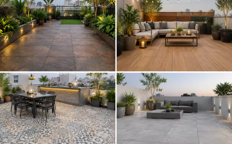 Terrace Flooring Ideas Based on Usage