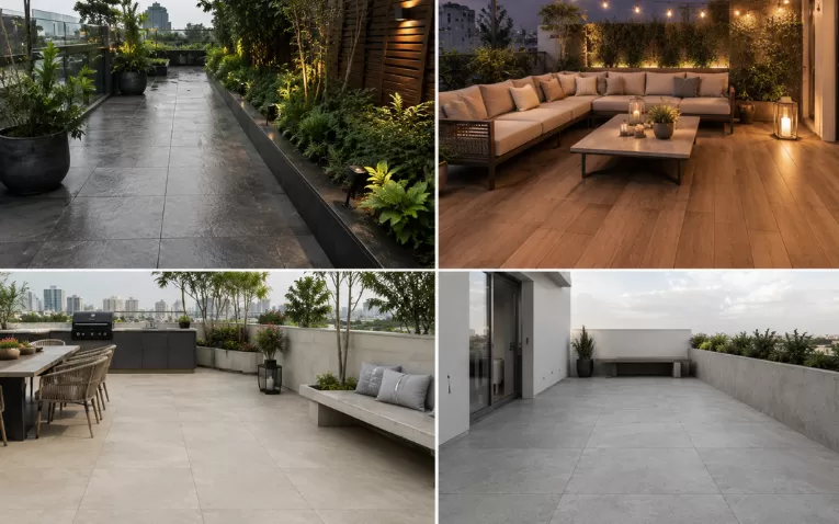 Terrace tile ideas for modern homes