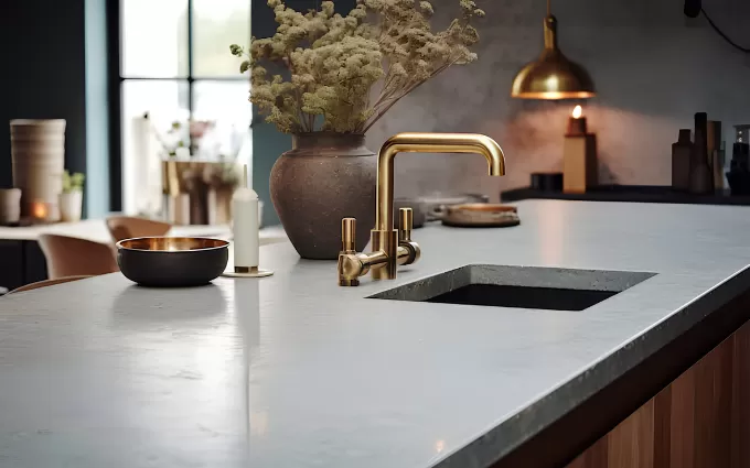 Granite kitchen-counter