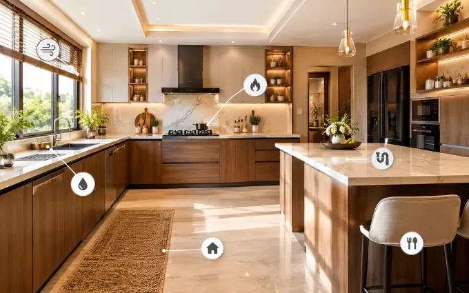 Kitchen Vastu Tips for Different Home Layouts