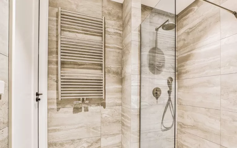 Marble shower Bathroom tiles design
