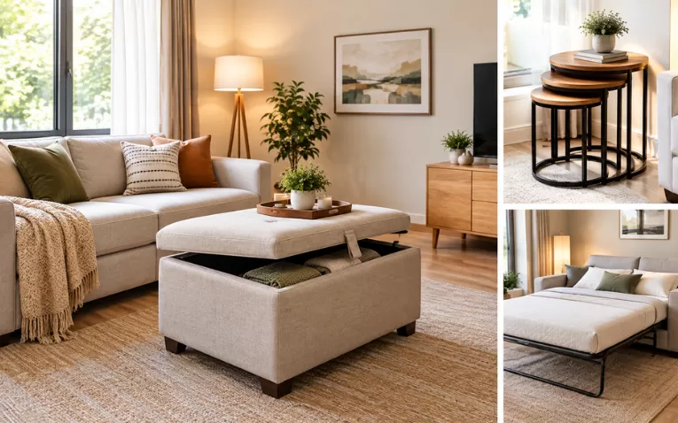 Choose Multifunctional Furniture for small living room