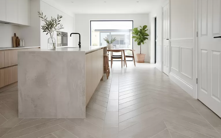 Home flooring tiles design for kitchen