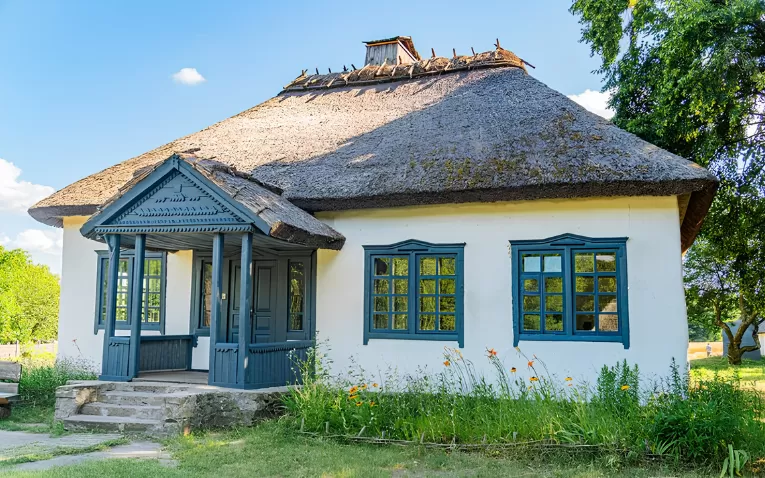 Small Village House Design for a Narrow Plot