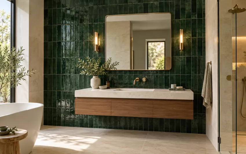 best bathroom tile colours for modern home